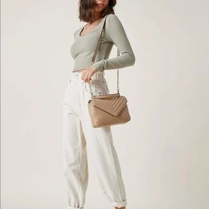 Shein Chevron Satchel